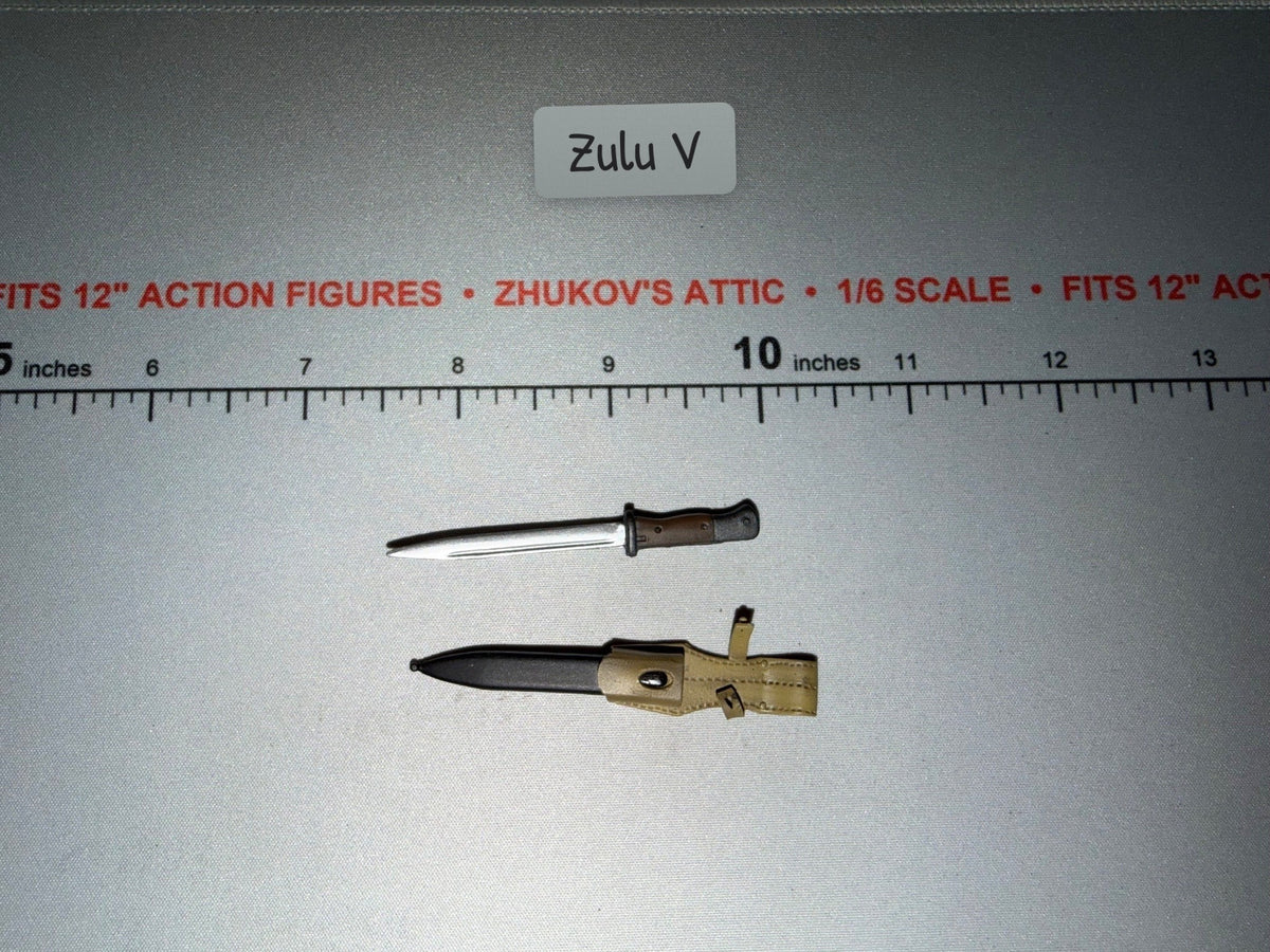 1/6 Scale WWII German Bayonet with Scabbard