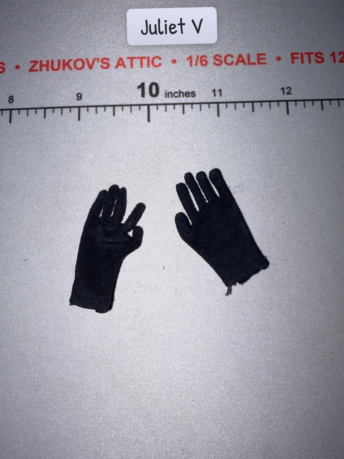 1/6 Scale Modern Era Black Gloves Set