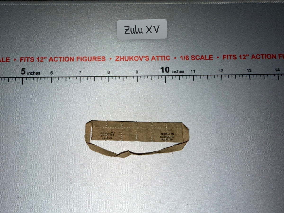 1/6 Scale WWII US Rifle Ammunition Bandolier