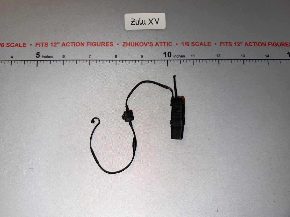 1/6 Scale Modern Era Tactical Radio with Headset