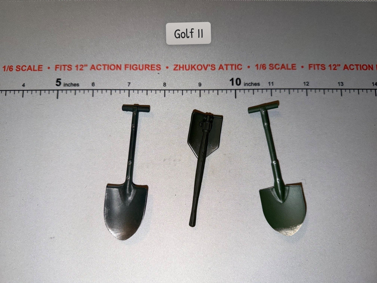 1/6 Scale WWII Entrenching Tool Lot