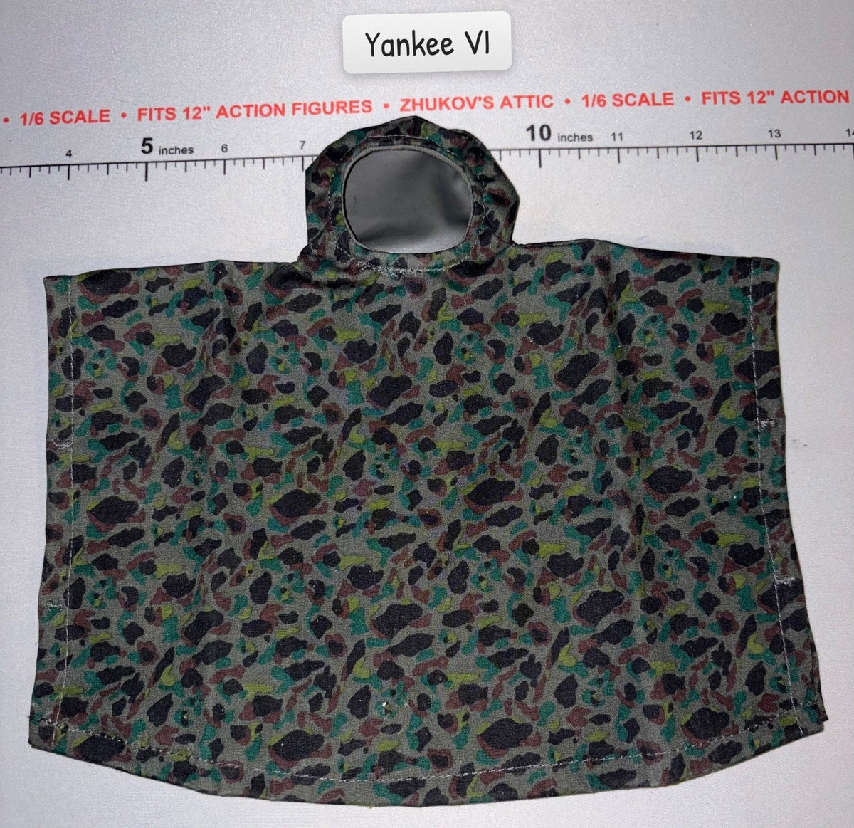 1/6 Scale Vintage Remake Marine Poncho - GI Joe