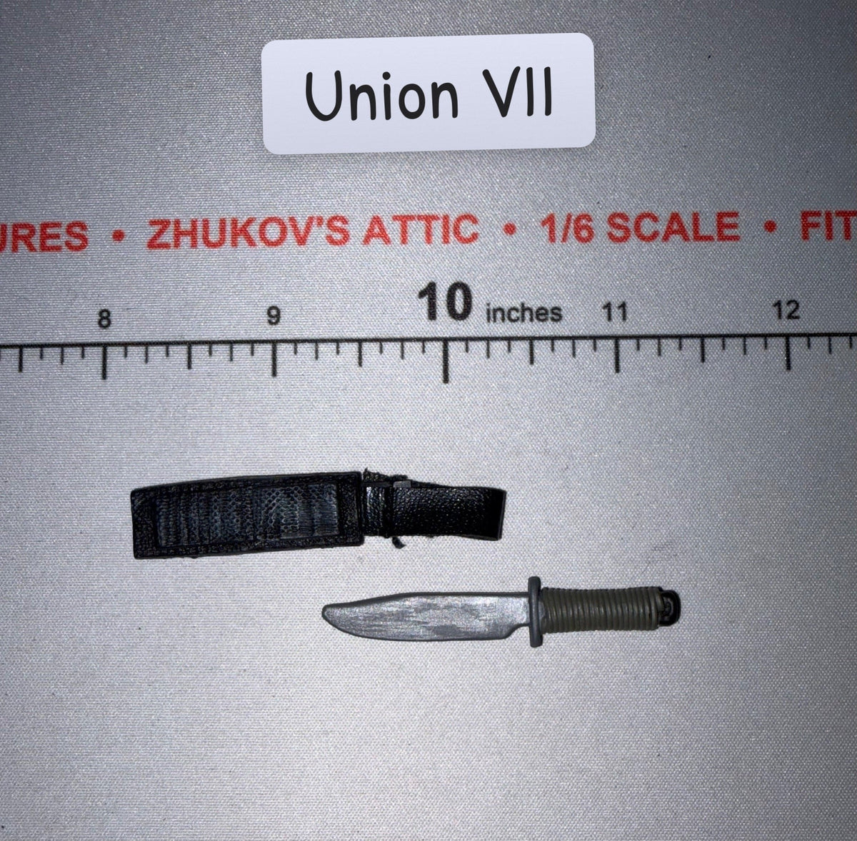 1/6 Scale Modern Era Combat Knife with Sheath - Ultimate Soldier