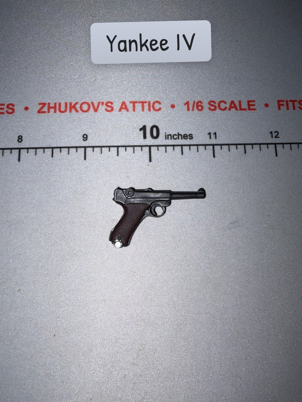 1/6 Scale WWII German Luger P08 Pistol
