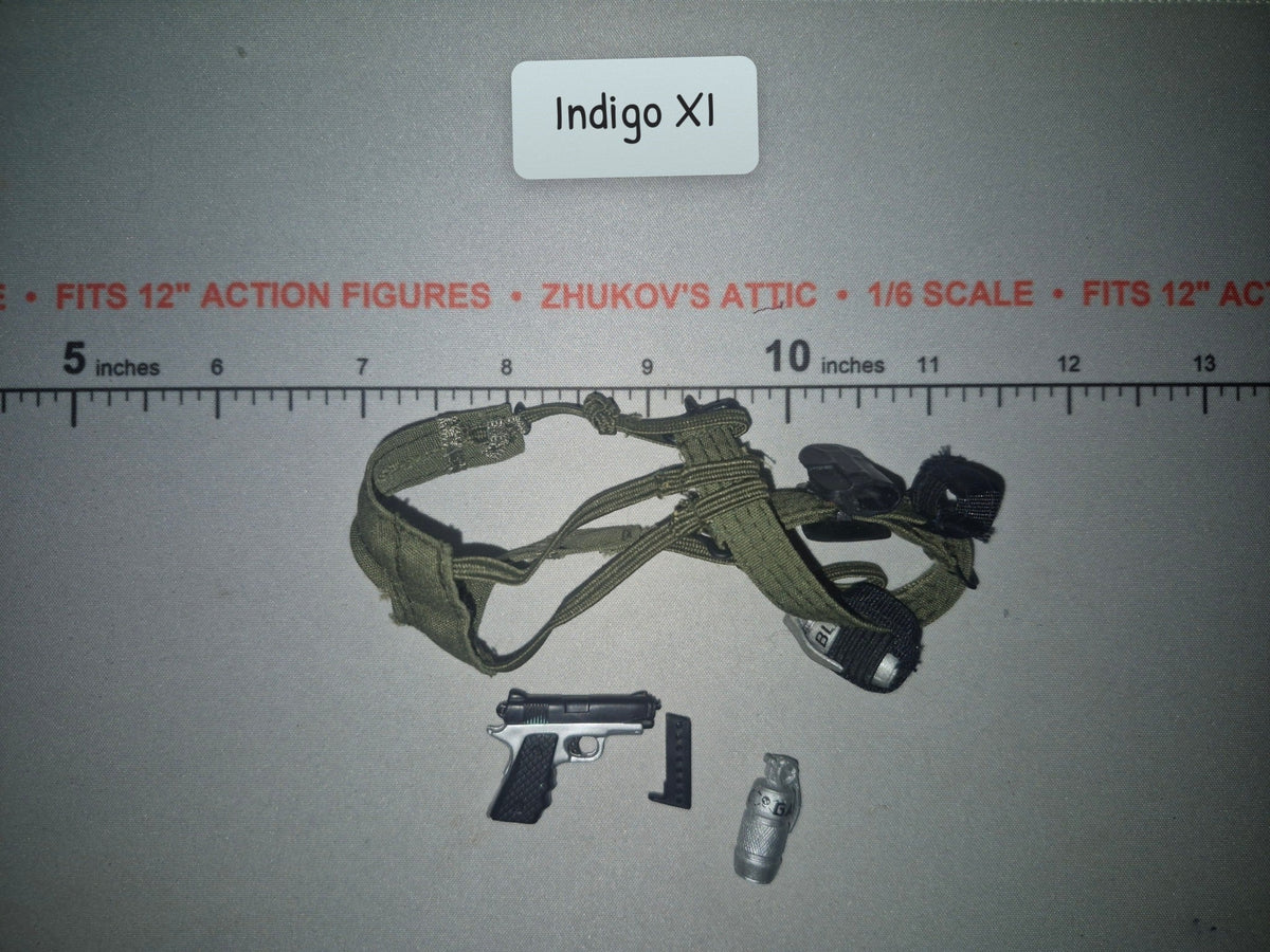 1/6 Scale Modern Era Field Gear Set with Pistol and Grenade - Ultimate Soldier