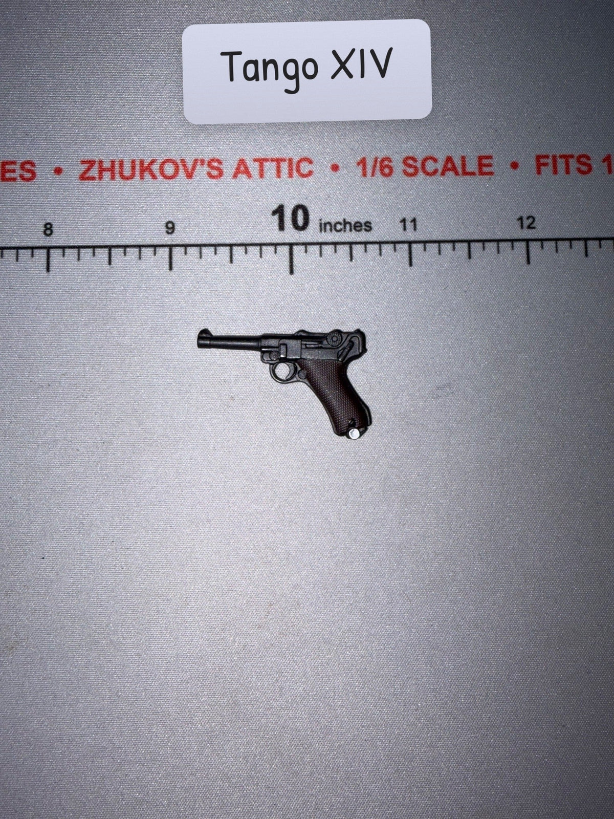 1/6 Scale WWII German Luger P08 Pistol