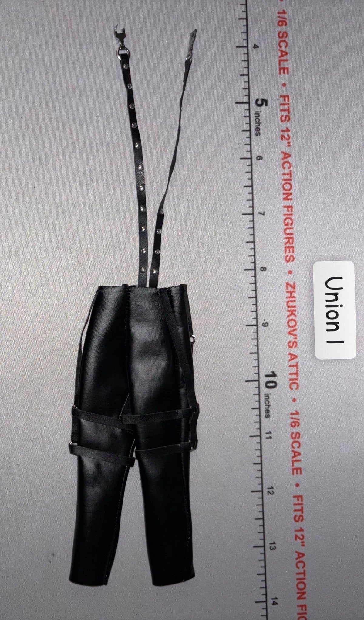 1/6 Scale Modern Leather Biker Pants