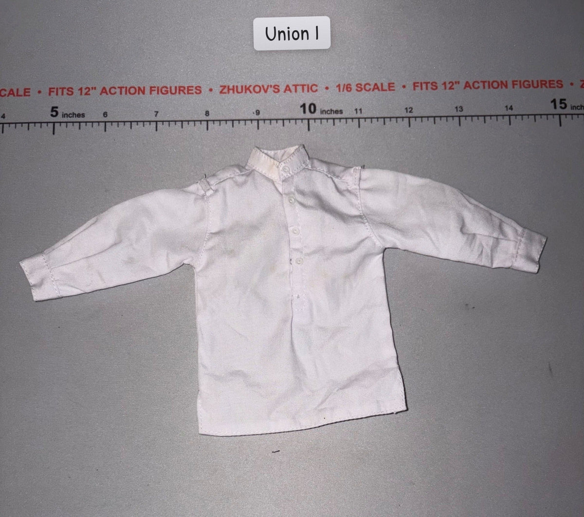 1/6 Scale WWII German White Work Shirt