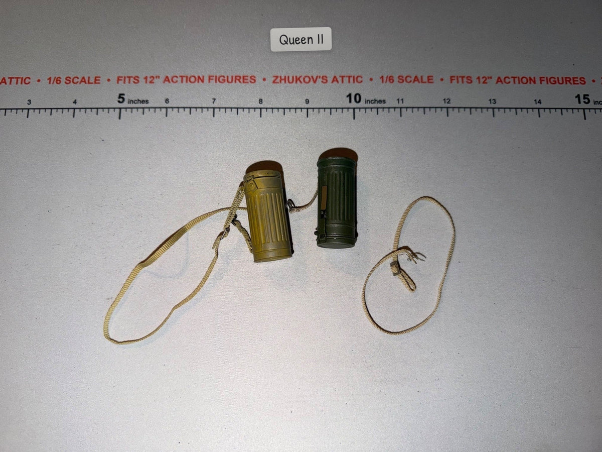 1/6 Scale WWII German Gas Mask Canisters