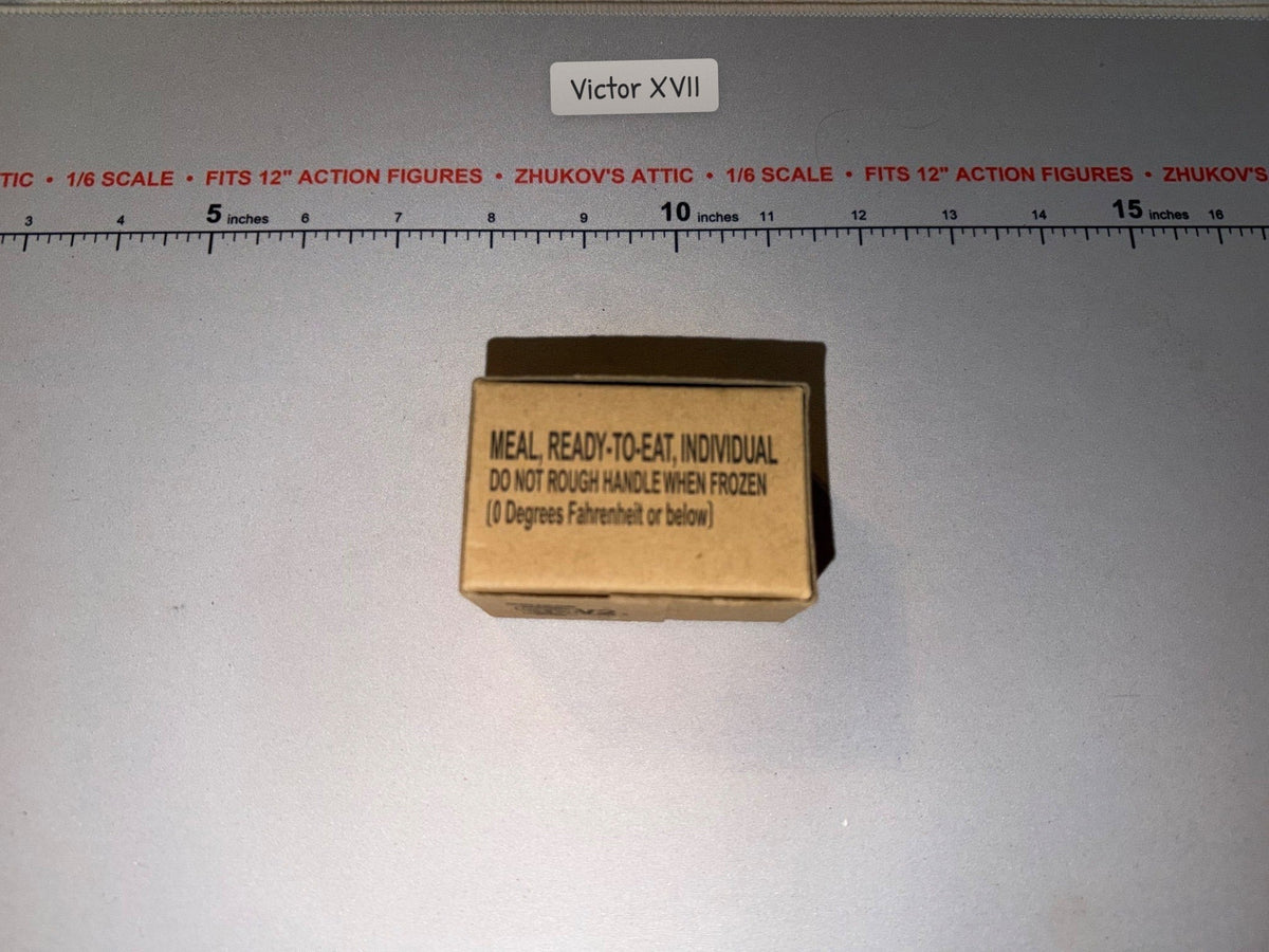 1/6 Scale WWII US MRE Meal Ready to Eat Ration Box Case - Dragon