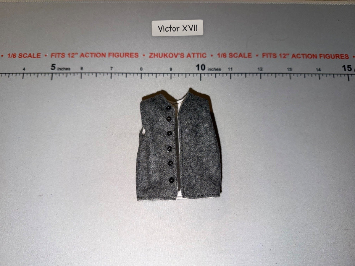 1/6 Scale Western Era Civilian Grey Vest