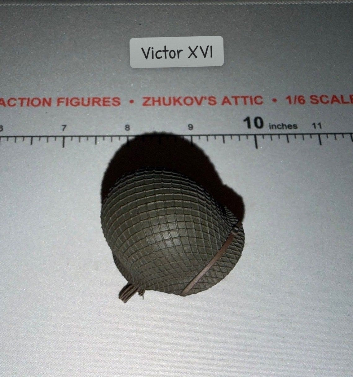 1/6 Scale WWII US Helmet with Net Cover - Ultimate Soldier
