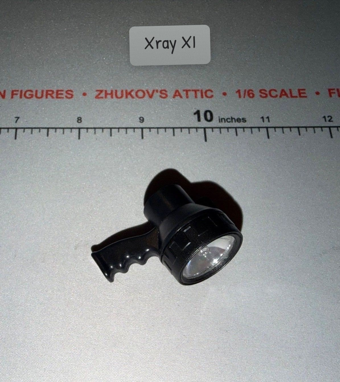 1/6 Scale Modern Era Military Handheld Spotlight Flashlight