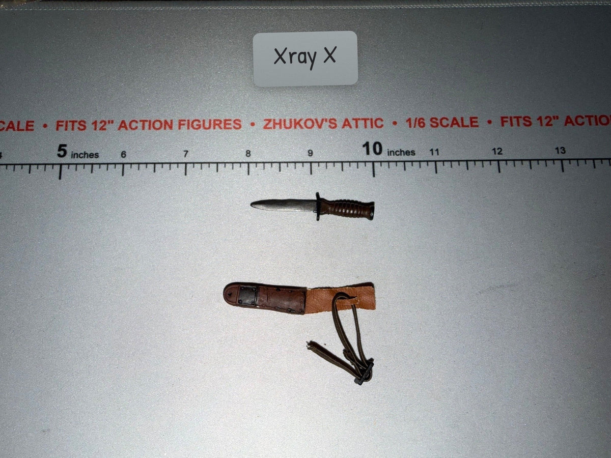 1/6 Scale WWII US M3 Fighting Knife and Sheath - Ultimate Soldier