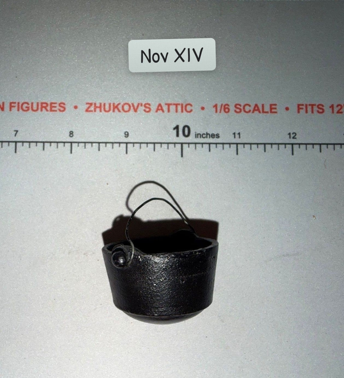 1/6 Scale Western Medieval Iron Pot