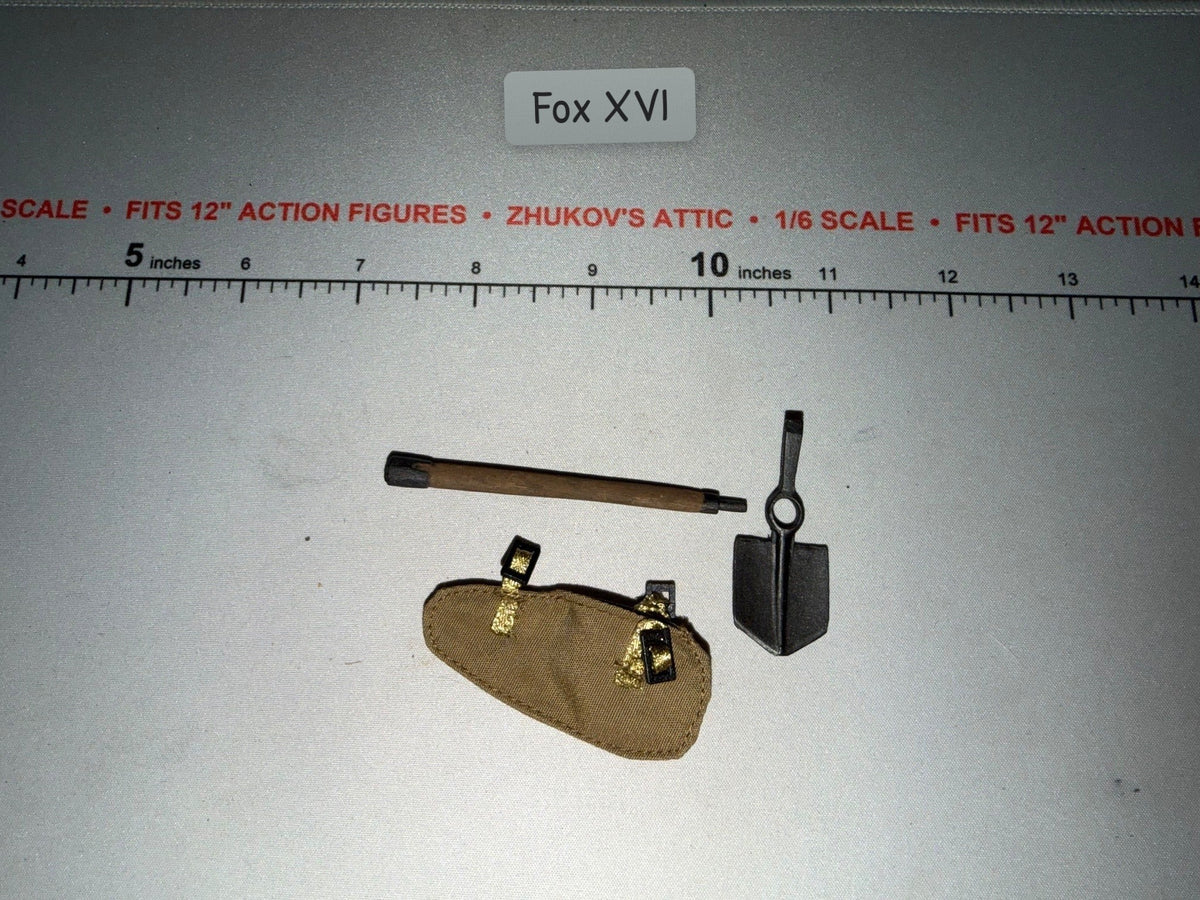 1/6 Scale WWII British Entrenching Tool and Cover - Ultimate Soldier