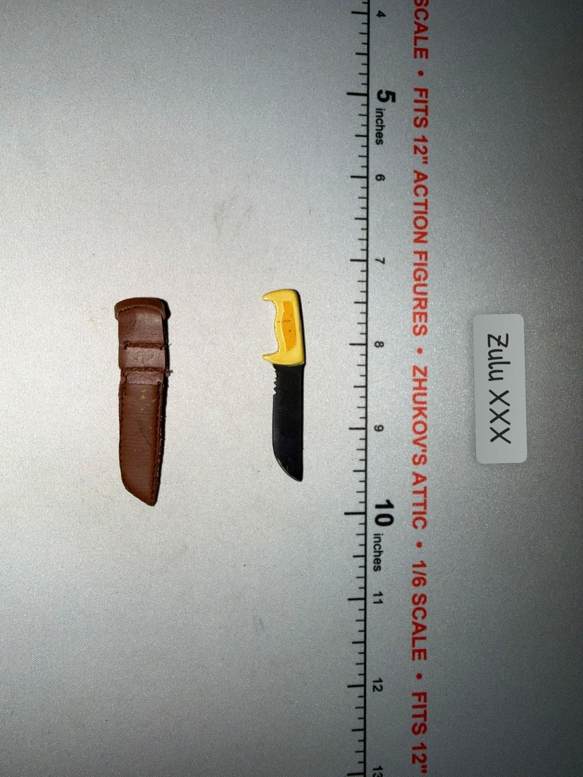 1/6 Scale Modern Era Combat Knife with Scabbard