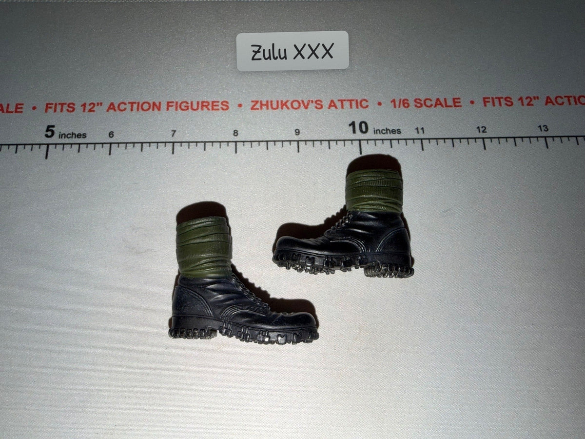 1/6 Scale WWII German Gebirgsjager Boots with Gaiters