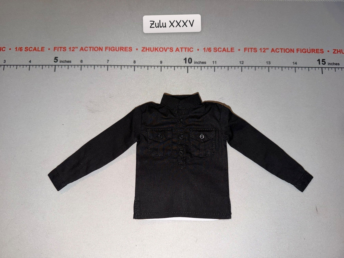 1/6 Scale WWII German Black Work Shirt