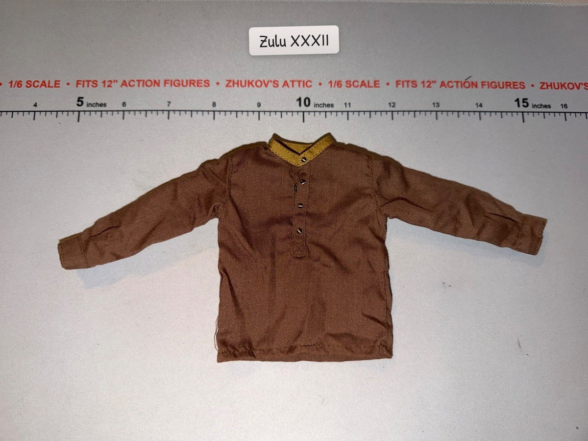 1/6 Scale WWII British Brown Service Shirt