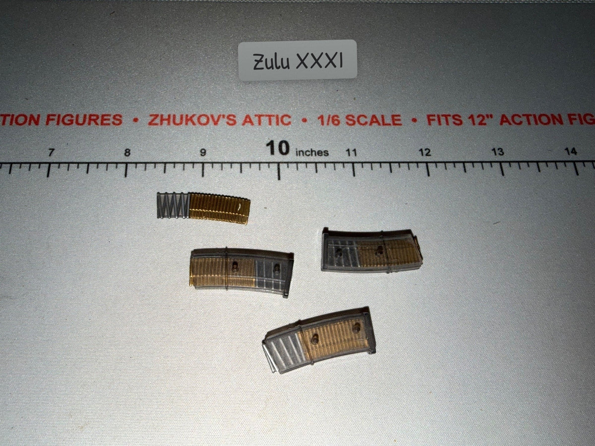 1/6 Scale Modern Era Rifle Magazine Lot