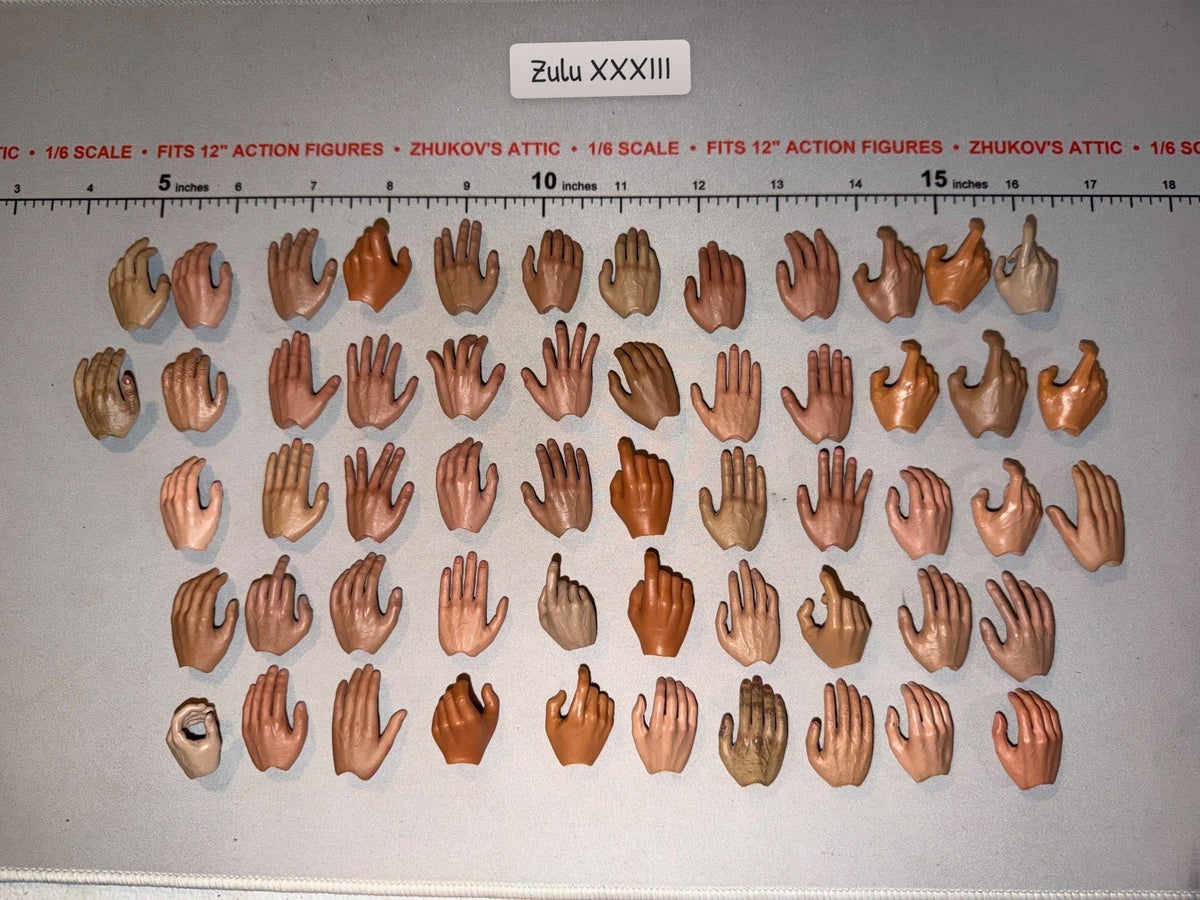 1/6 Scale Large Hand Lot for Nude Figures