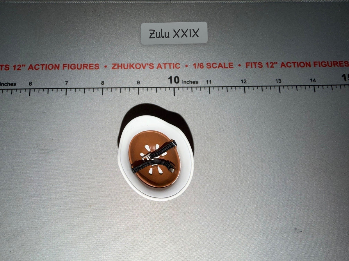 1/6 Scale WWII German Medical Helmet with Red Cross Markings
