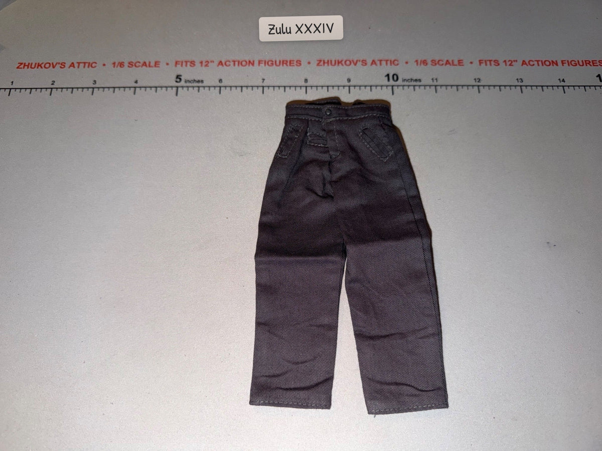 1/6 Scale WWII German Dark Gray Trousers