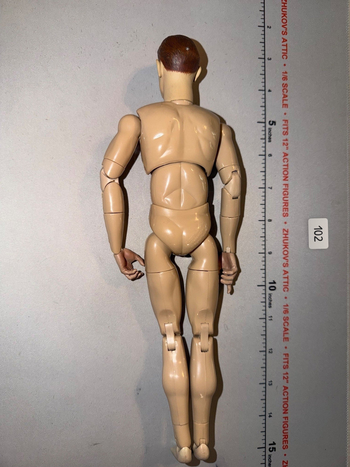 1/6 Scale World War One Nude Figure with Mustache - Sideshow