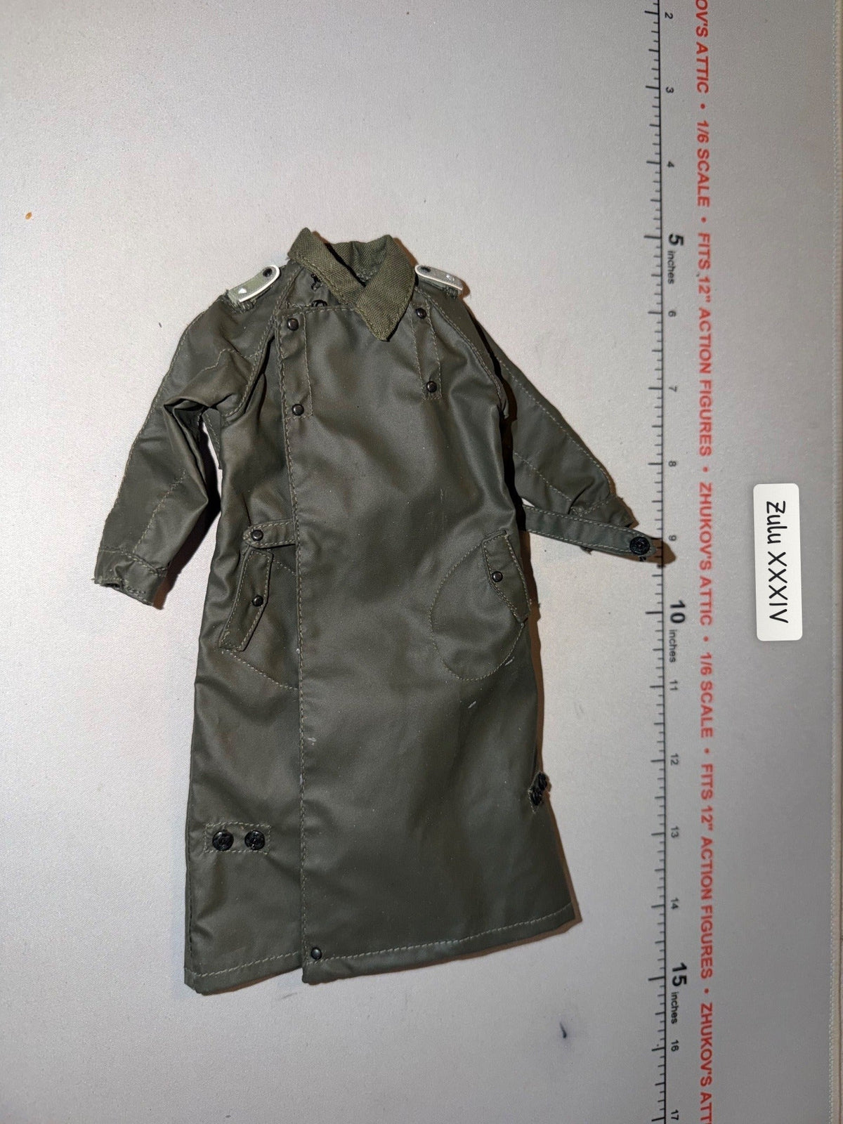 1/6 Scale WWII German Military Motorcycle Coat