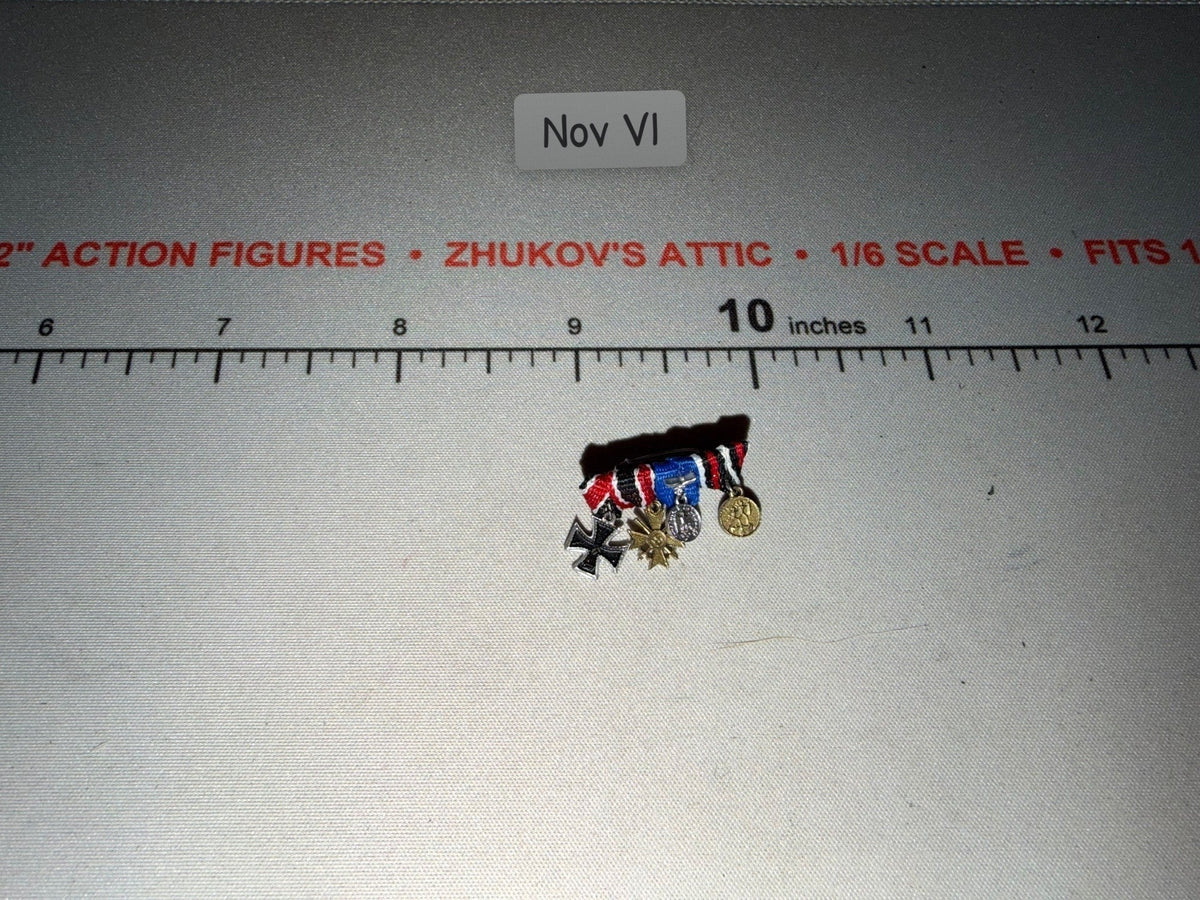 1/6 Scale WWII German Medal Bar Set - DID