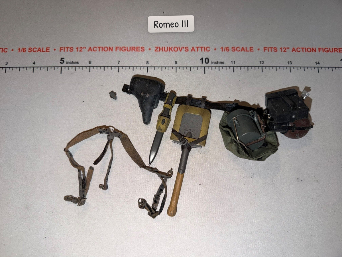 1/6 Scale WWII German Field Gear Set