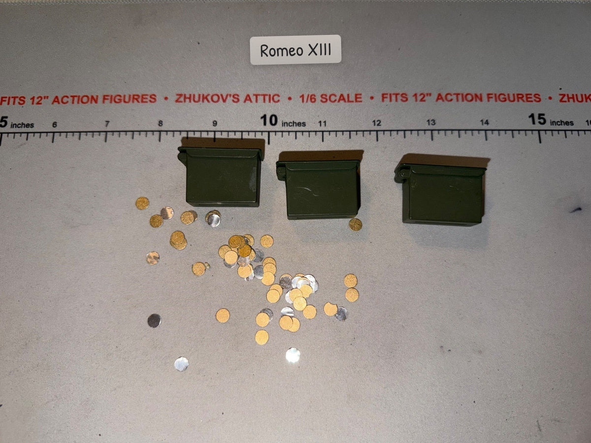 1/6 Scale Modern era Containers and Coins