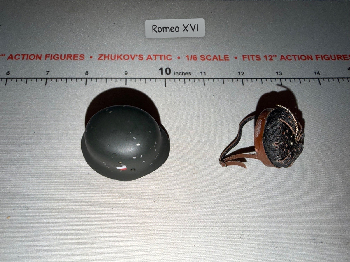 1/6 Scale WWII German Metal Helmet - Dragon