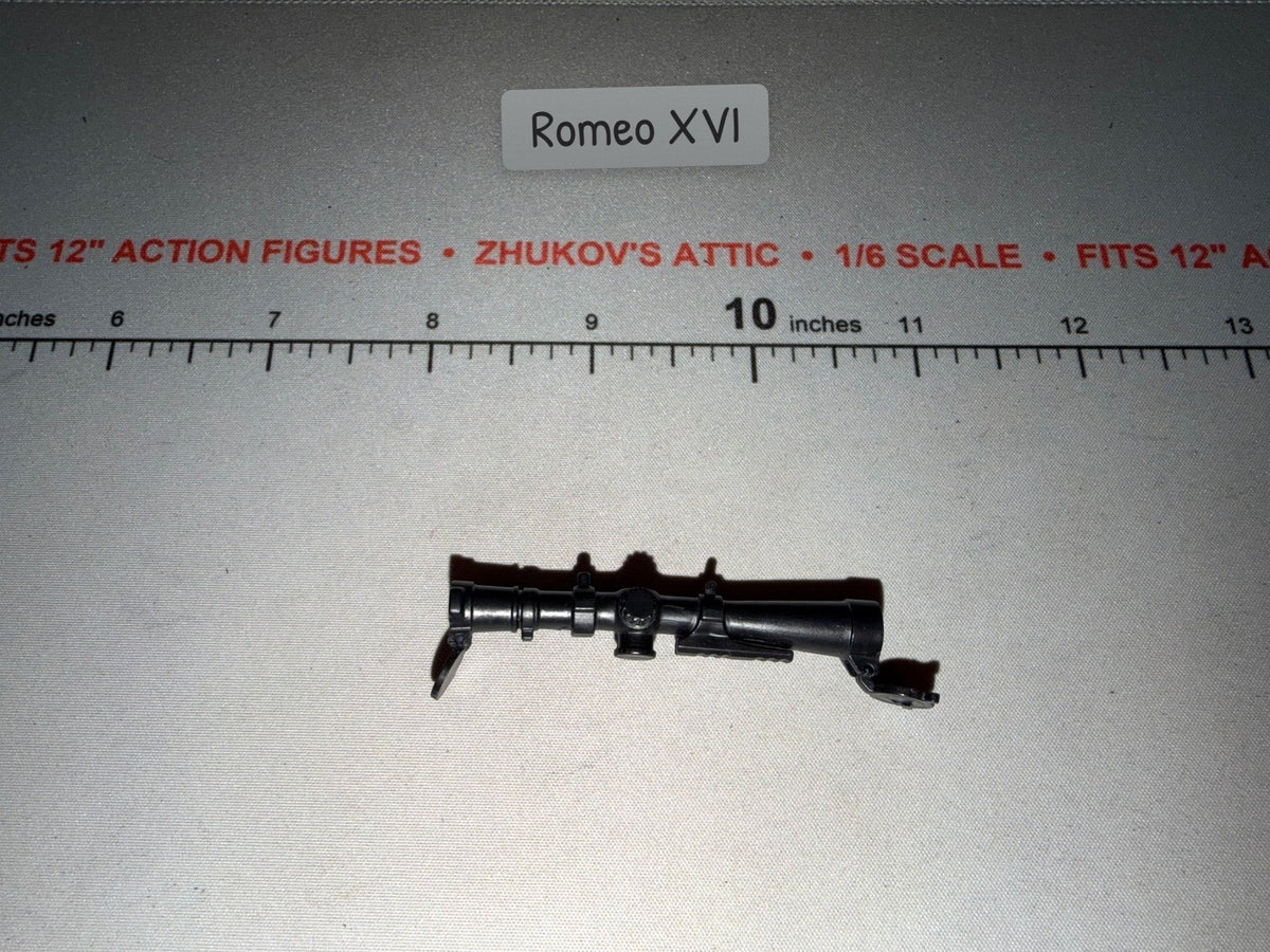 1/6 Scale Modern Era Rifle Scope with Mounts