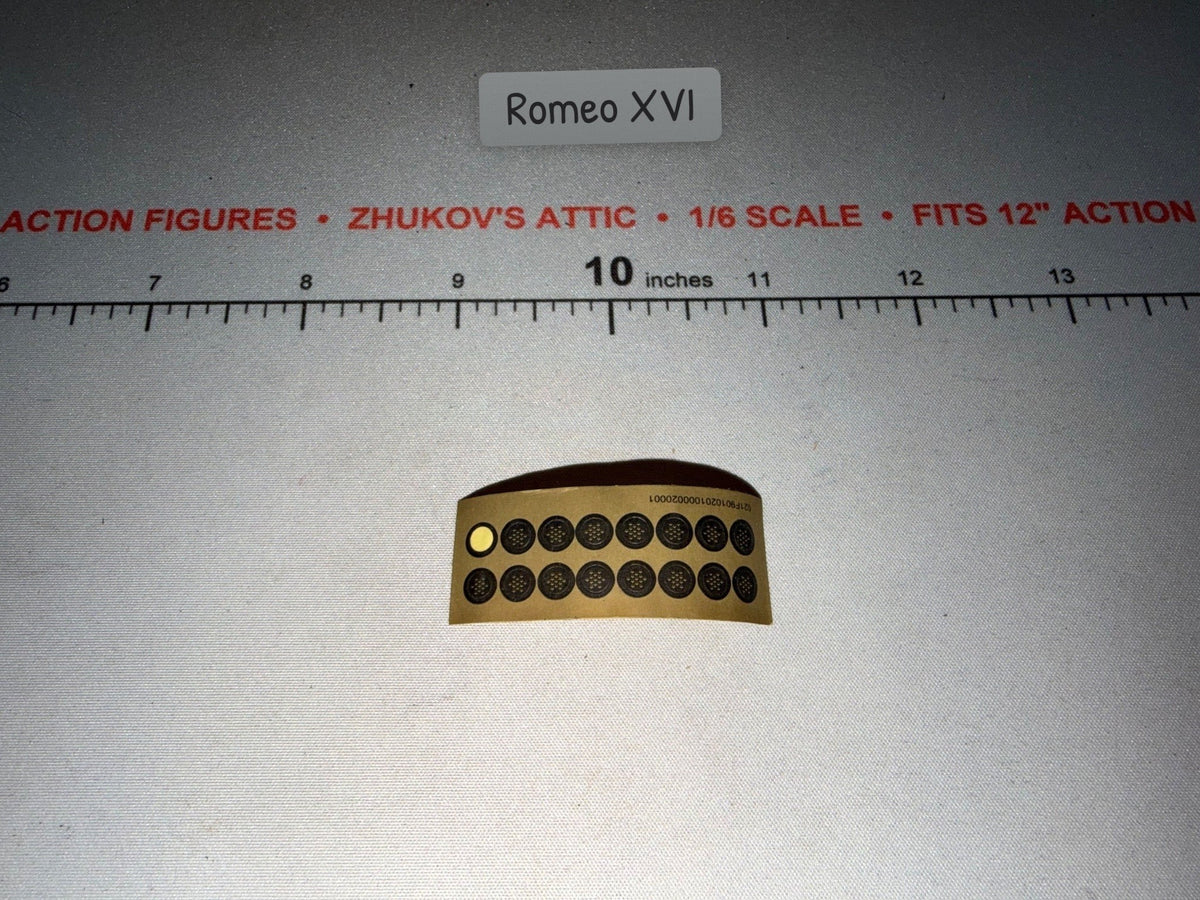 1/6 Scale WWII US Button Stickers - Dragon