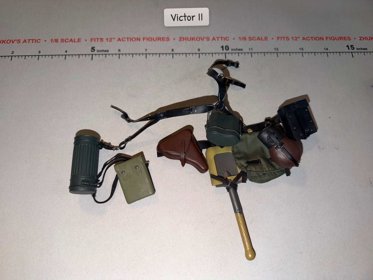 1/6 Scale WWII German Field Gear Set