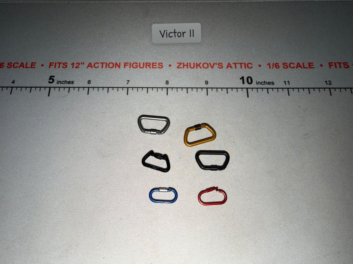 1/6 Scale Modern Carabiners Set
