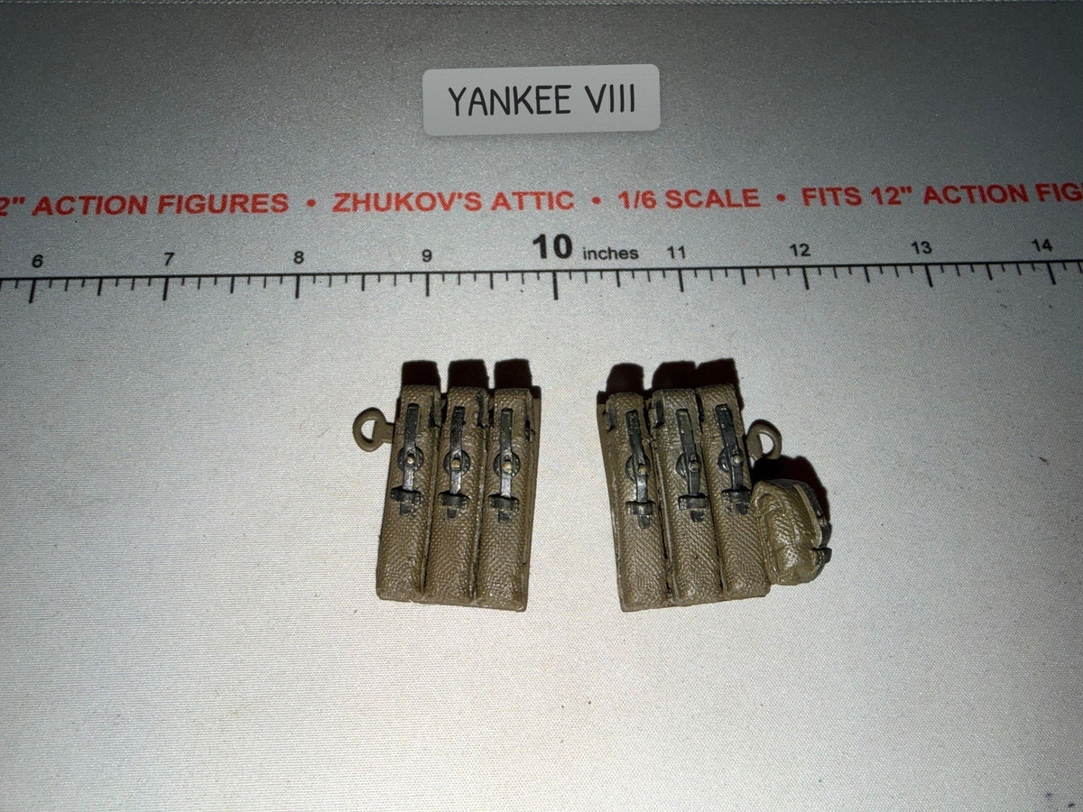 1/6 Scale WWII German Ammunition Pouches - Ultimate Soldier