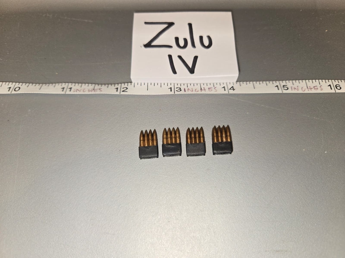 1/6 Scale WWII US Rifle Ammunition Stripper Clips Set