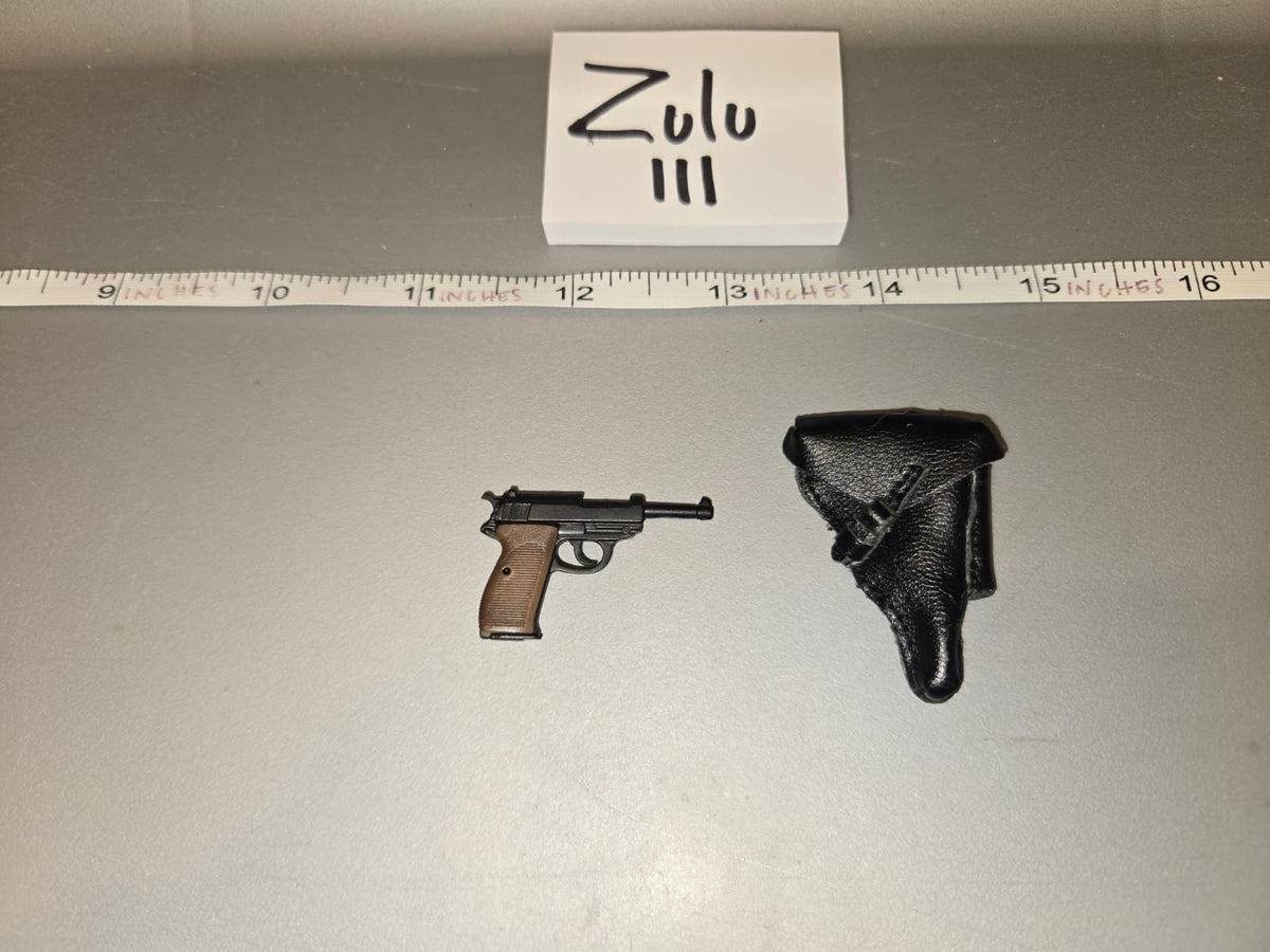 1/6 Scale WWII German Walther P38 Pistol and Holster