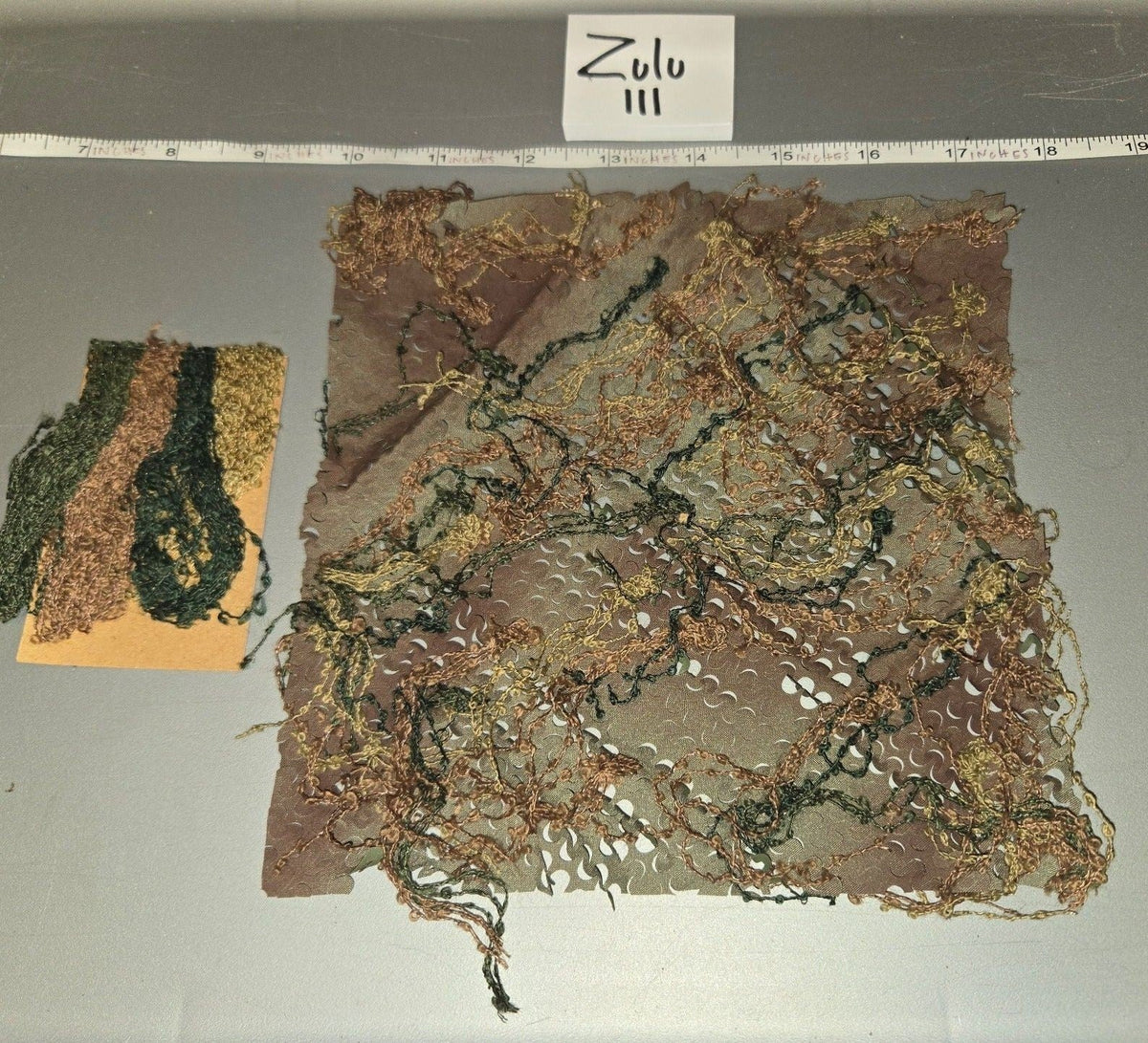 1/6 Scale Modern Era Ghillie Suit Camouflage Netting Material
