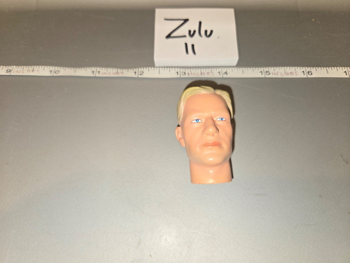 1/6 Scale Male Head Sculpt with Blonde Hair - Dragon
