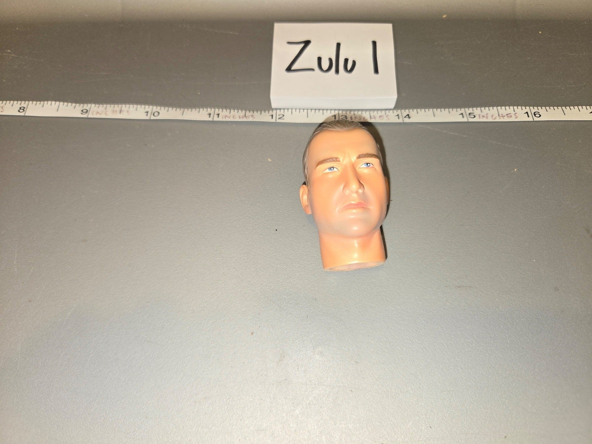 1/6 Scale Male Head Sculpt with Grey Hair
