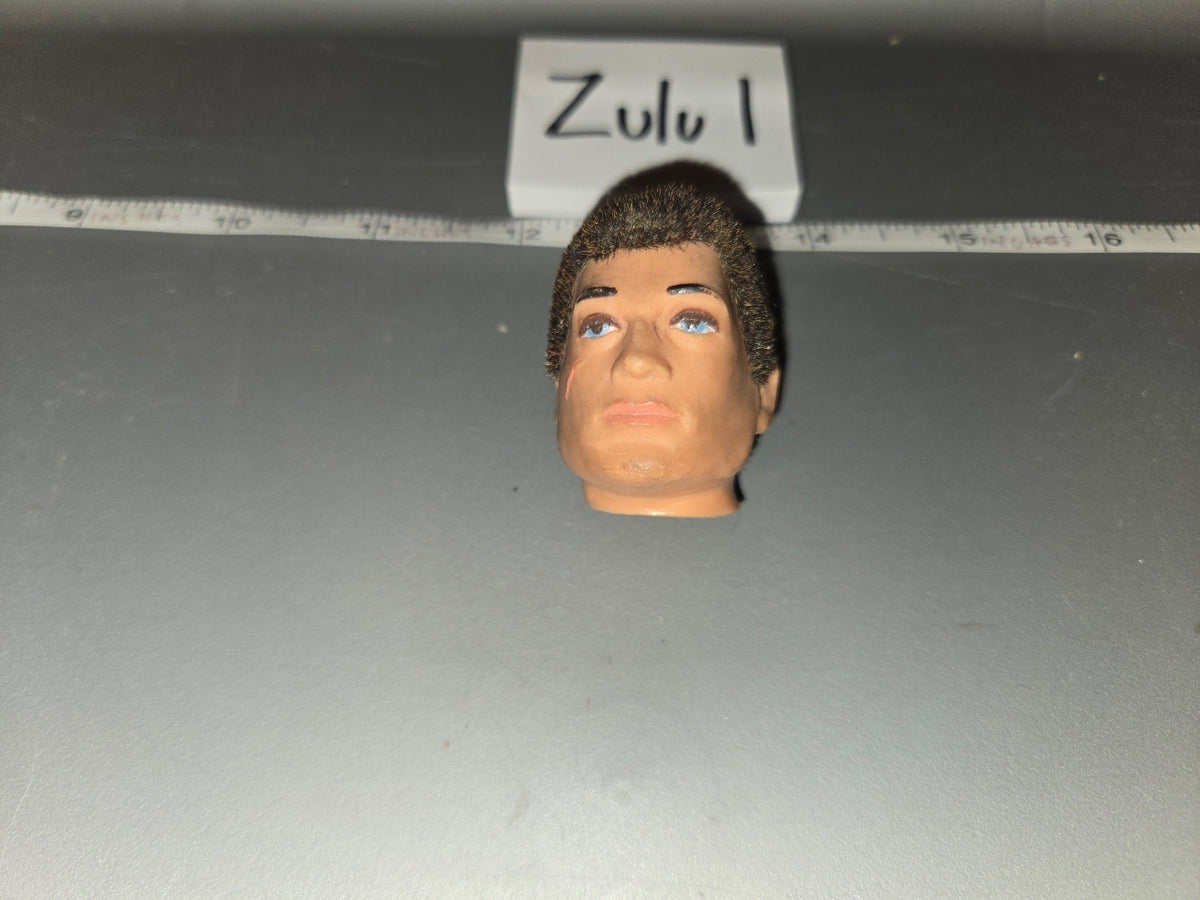 1/6 Scale Vintage Remake Dark Haired Male Head Sculpt - GI Joe