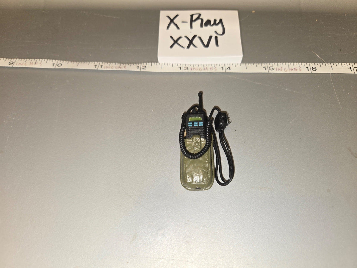 1/6 Scale Ultimate Soldier Modern Era Military Radio with Holster and Shoulder Mic