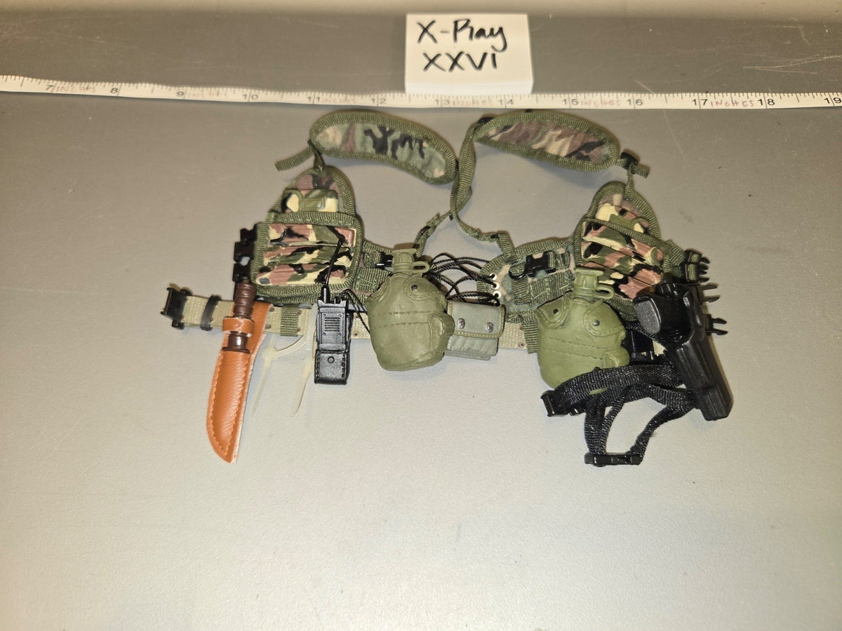 1/6 Scale Modern Era US Load Bearing Equipment Web Gear Set