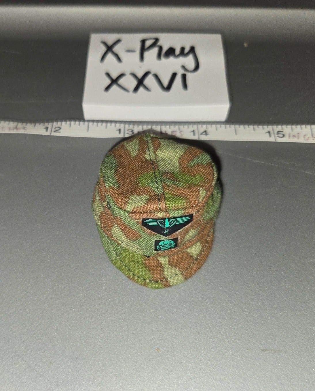 1/6 Scale WWII German Waffen Camouflage Field Cap