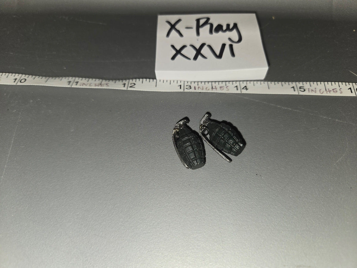 1/6 Scale WWII US Hand Grenade Set