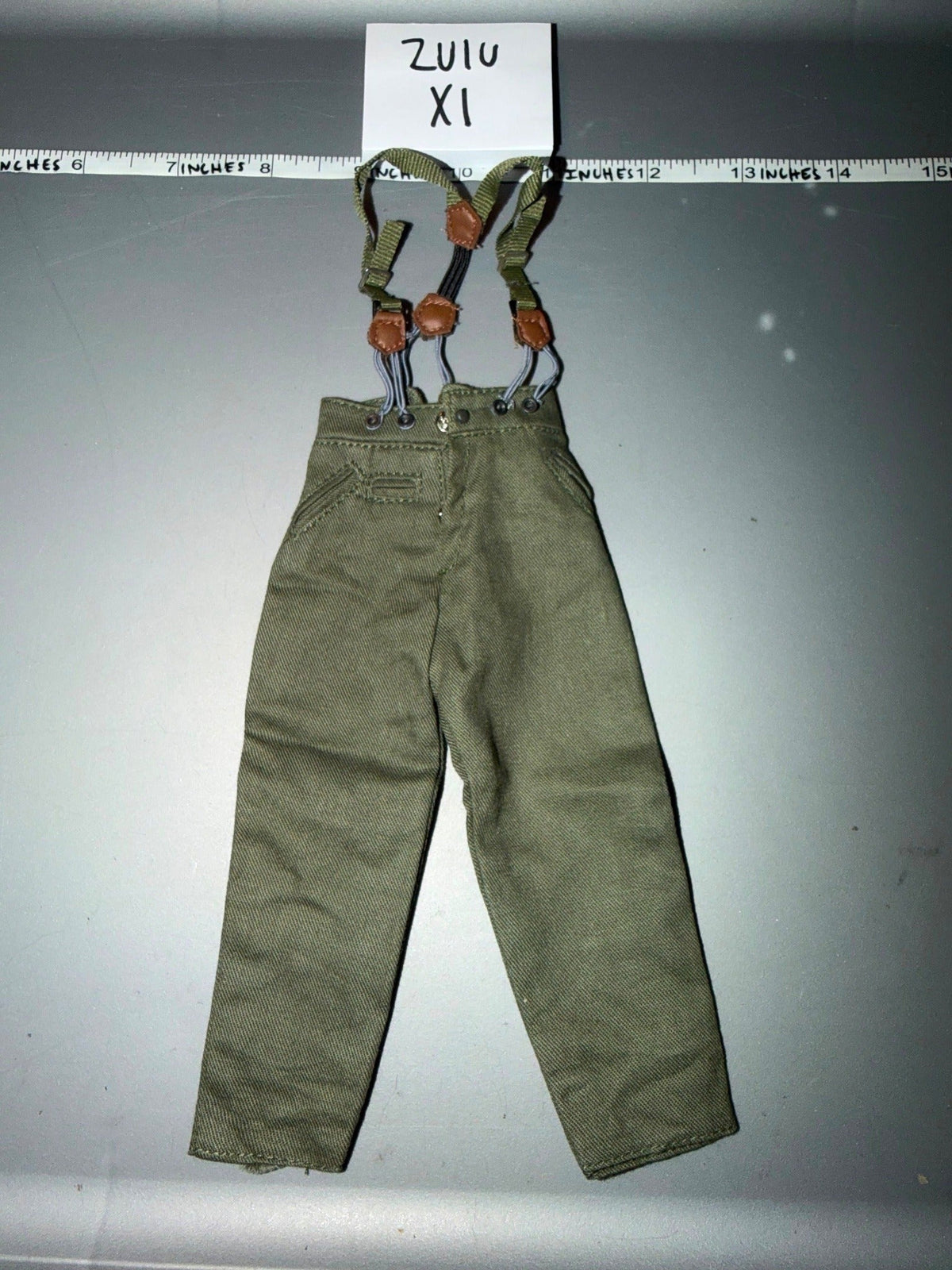 1/6 Scale WWII German Pants with Suspenders - Dragon